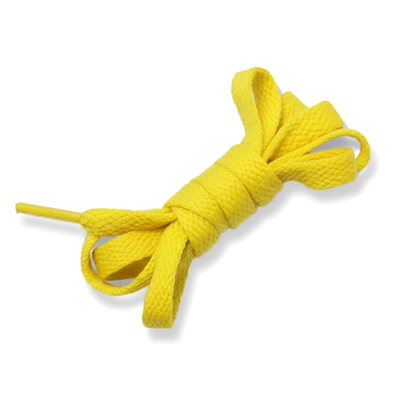 Cordón Tenis Plano 40cm Amarillo