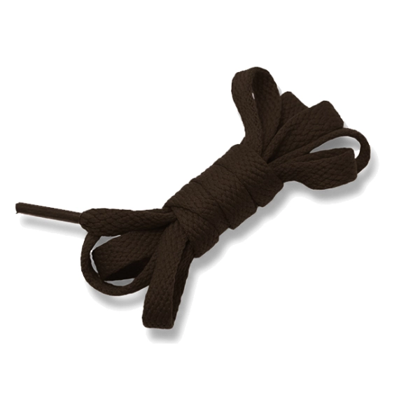 Cordón Tenis Plano 40cm Café Oscuro