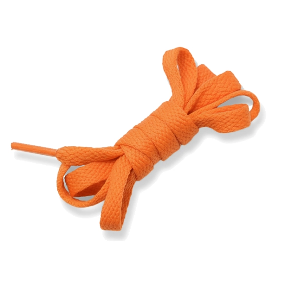 Cordón Tenis Plano 40cm Naranja