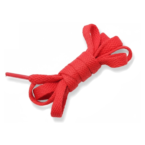Cordón Tenis Plano 40cm Rojo