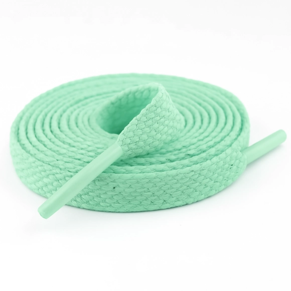 Cordón Tenis Plano 60cm Verde Menta