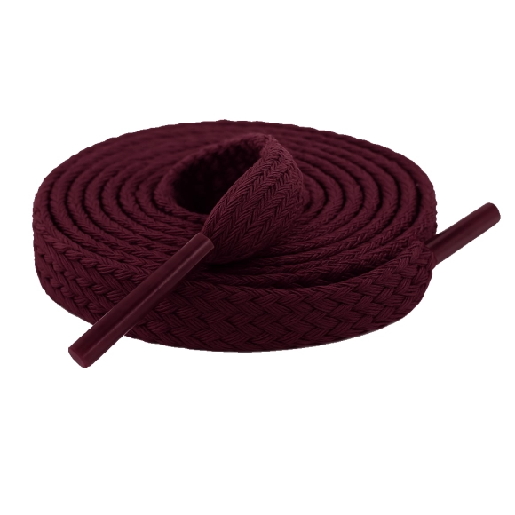 Cordón Tenis Plano 60cm Vinotinto