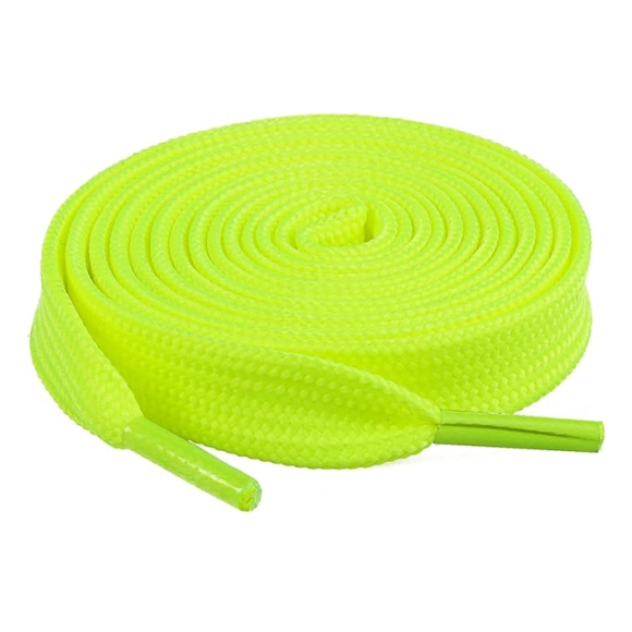 Cordón Tenis Plano 90cm Amarillo Néon