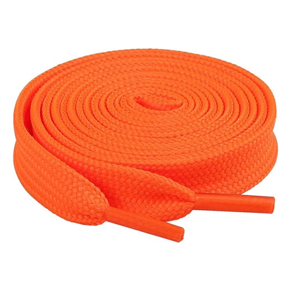 Cordón Tenis Plano 90cm Naranja