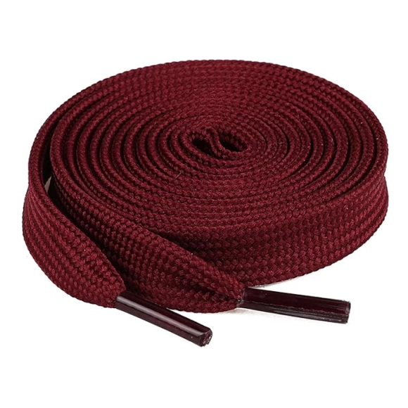 Cordón Tenis Plano 90cm Vinotinto