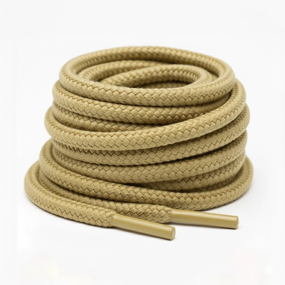 Cordón Tenis Redondo 120cm Caqui