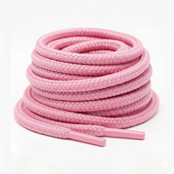 Cordón Tenis Redondo 120cm Rosado