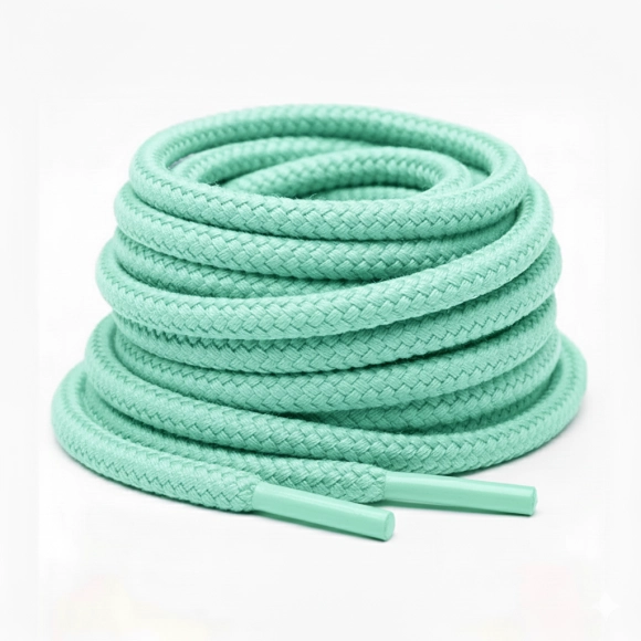 Cordón Tenis Redondo 120cm Verde Menta