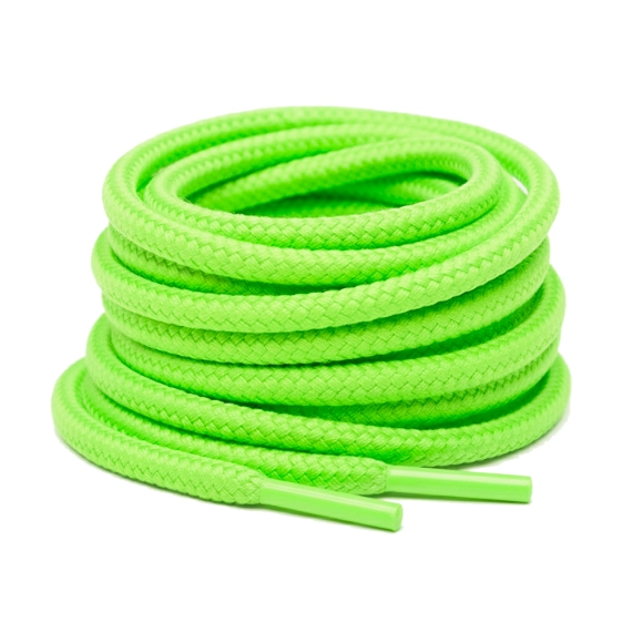 Cordón Tenis Redondo 120cm Verde Néon