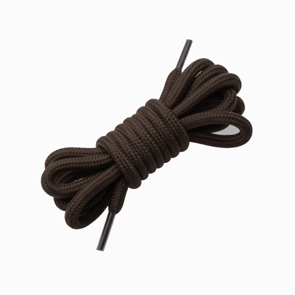 Cordón Tenis Redondo 40cm Café Oscuro