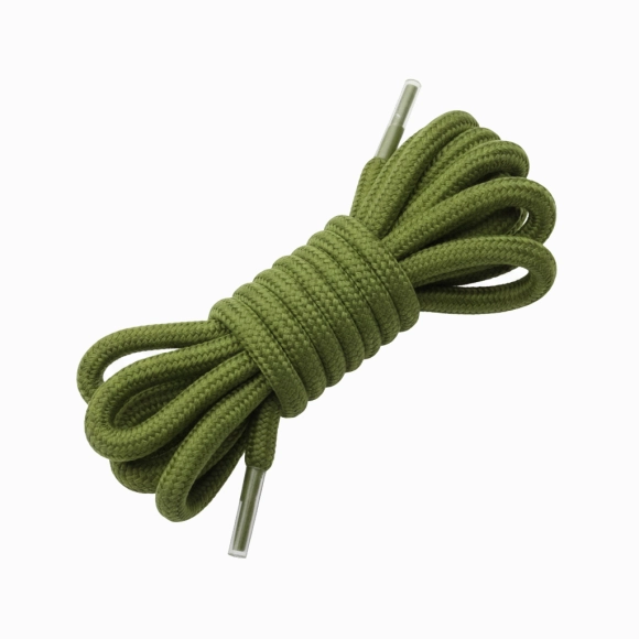Cordón Tenis Redondo 40cm Verde Militar