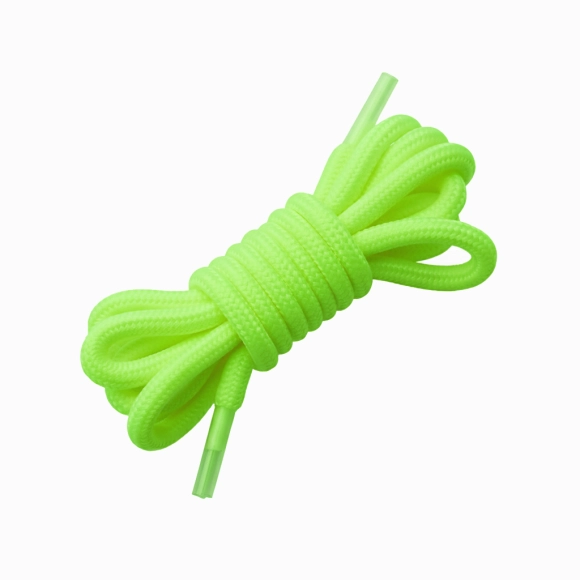 Cordón Tenis Redondo 40cm Verde Néon