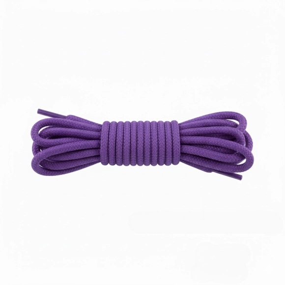 Cordón Tenis Redondo 90cm Morado