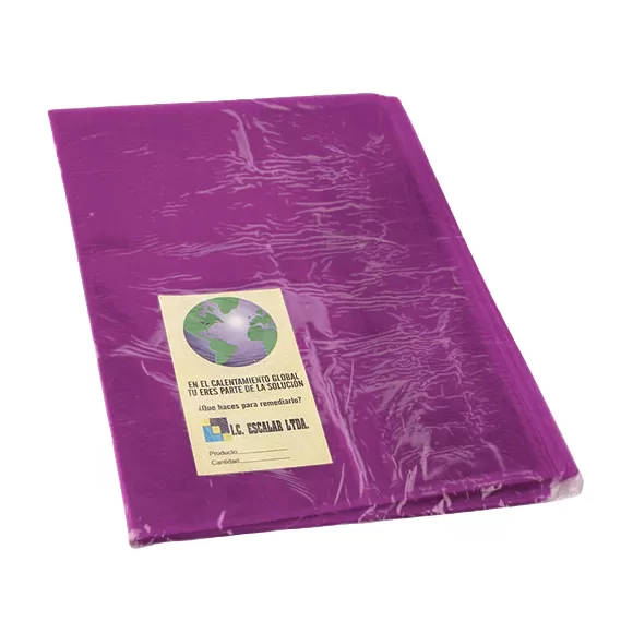 Forro Acetato Cuaderno Grande Fucsia X 10