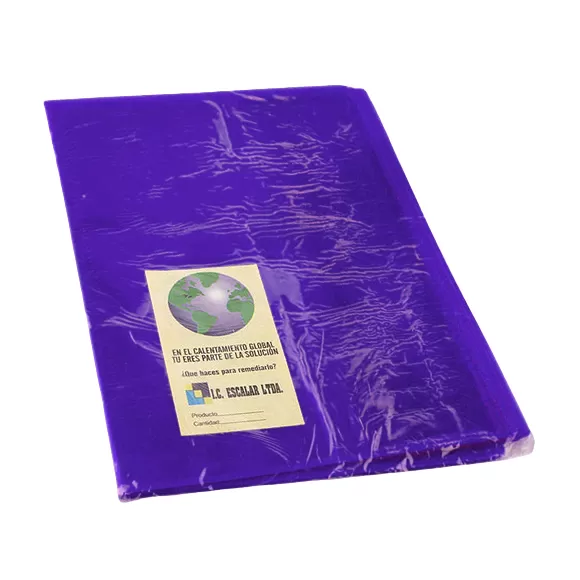 Forro Acetato Cuaderno Grande Morado X 10