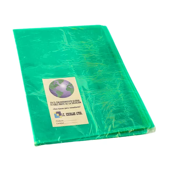 Forro Acetato Cuaderno Grande Verde X 10