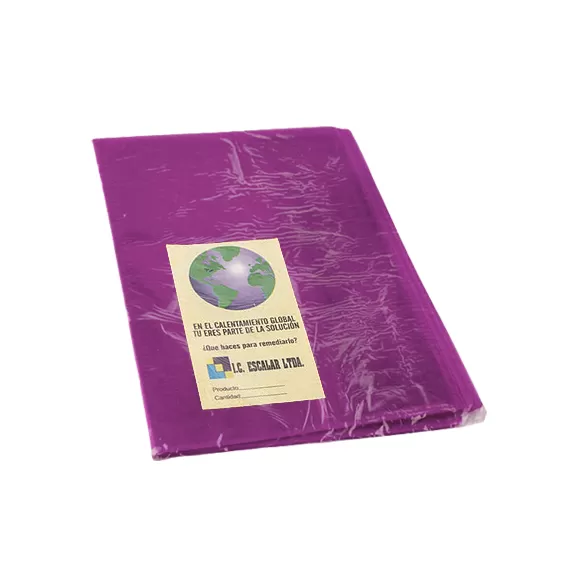 Forro Acetato Cuaderno Pequeño Fucsia X 10