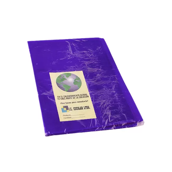 Forro Acetato Cuaderno Pequeño Morado X 10