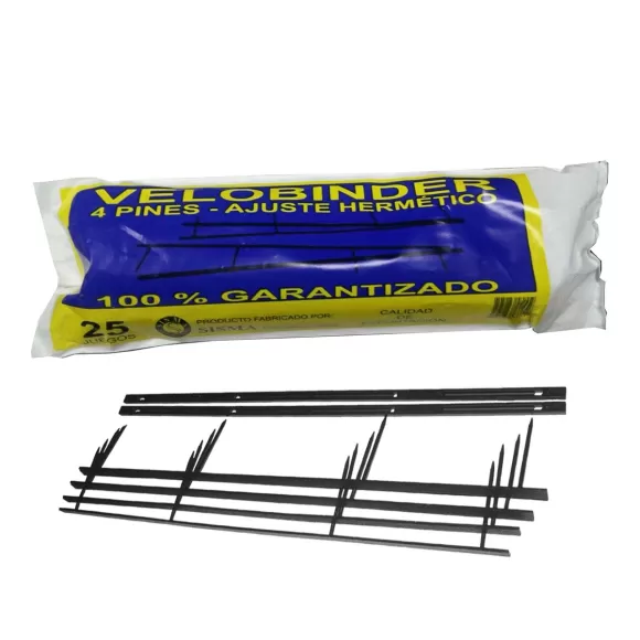 Gancho Velobind Económico X 25