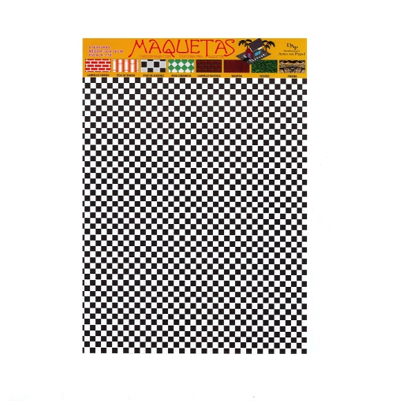 Papel Maqueta Ajedrez X 10