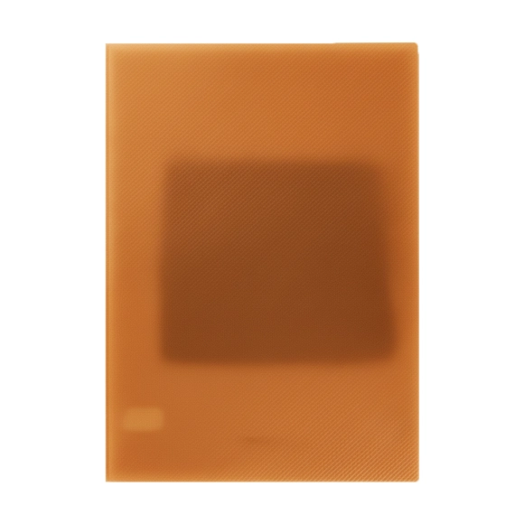 Pasta Anillado Policover Traslucida Carta Naranja X 50