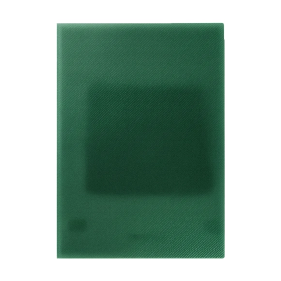 Pasta Anillado Policover Traslucida Carta Verde X 50