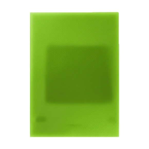 Pasta Anillado Policover Traslucida Carta Verde Limón X 50