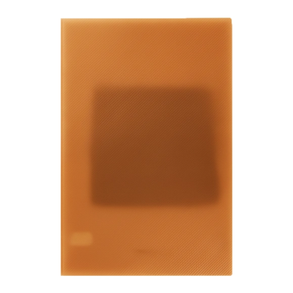 Pasta Anillado Policover Traslucida Oficio Naranja X 50