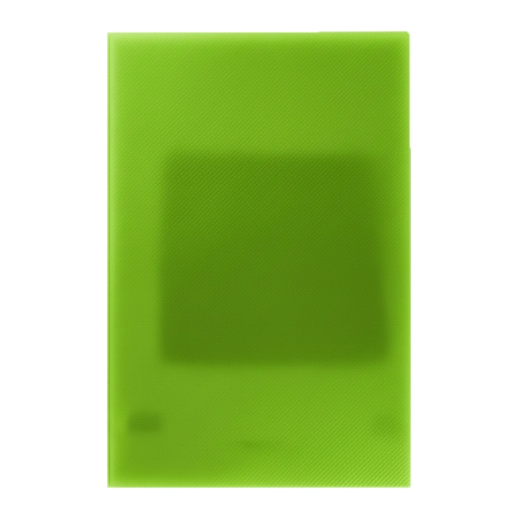 Pasta Anillado Policover Traslucida Oficio Verde Limón X 50