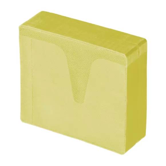 Sobre Fundas Doble Felpa Para Cd Amarillo X 100