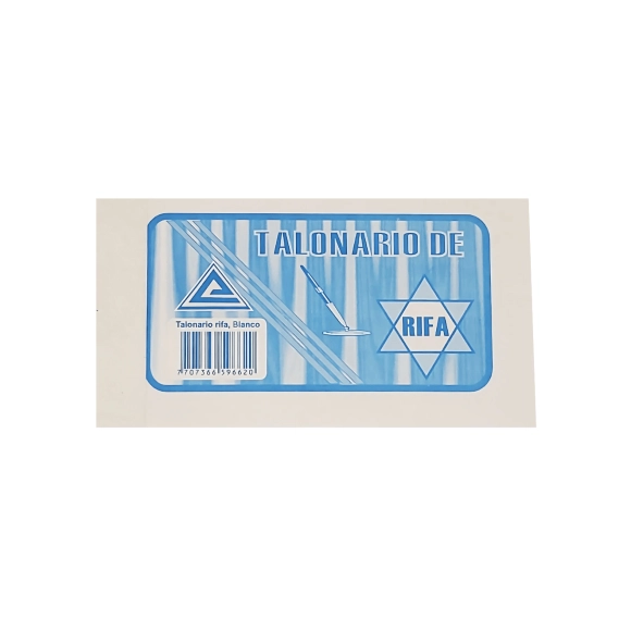 Talonario De Rifa Pequeño