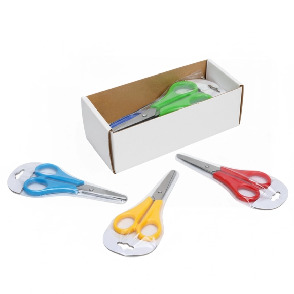 Tijera Punta Roma Multicolor X 12