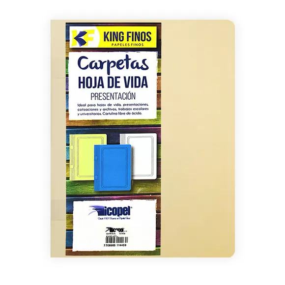 Carpeta Kimberly Icopel Marfil X 20