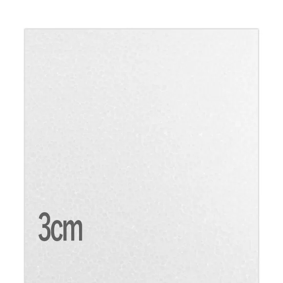 Lamina De Icopor 30mm 1/2 X 5