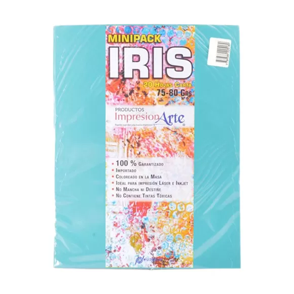 Papel Iris Impresionarte Carta Celeste X 20