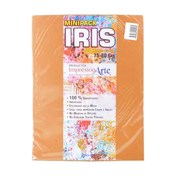 Papel Iris Impresionarte Carta Nectarine X 20