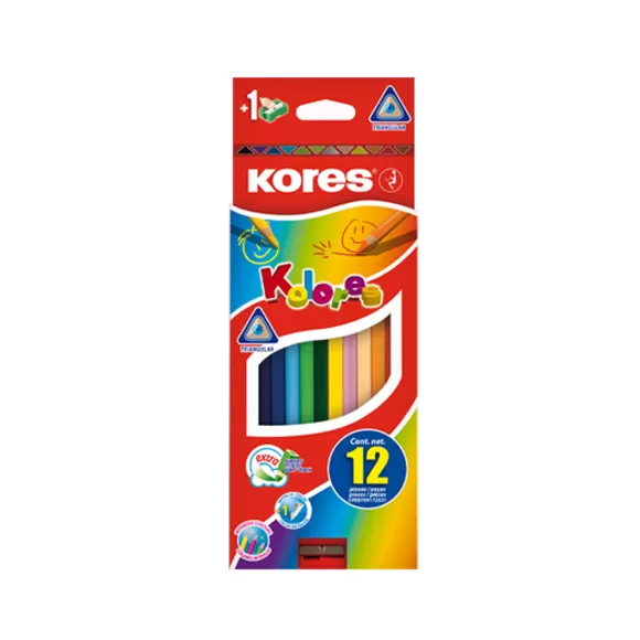 Colores Kores Triangular 12 Und