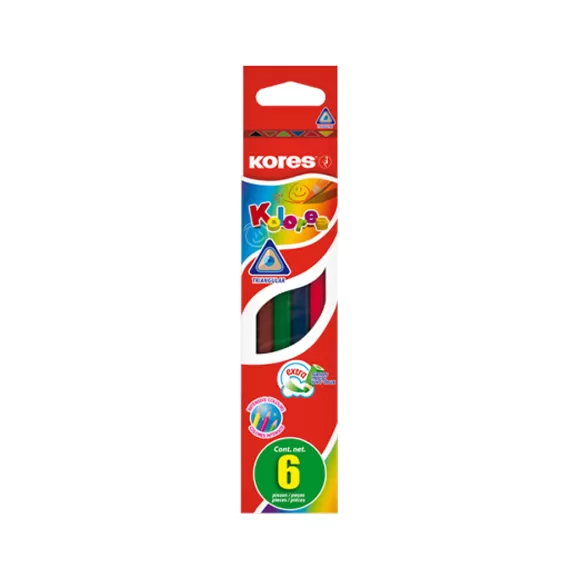 Colores Kores Triangular 6 Und