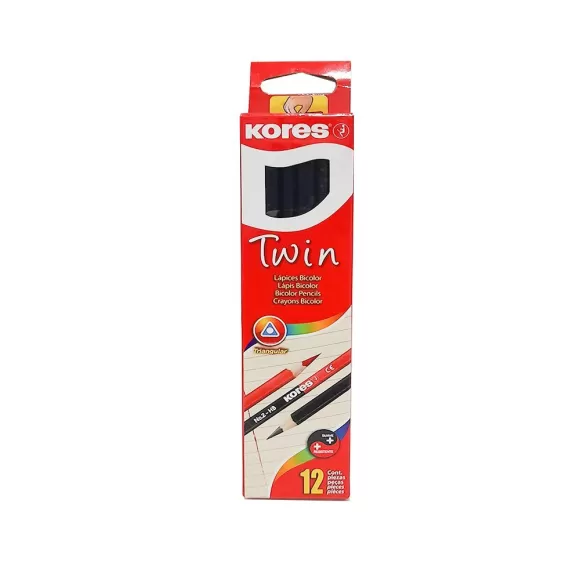 Lápiz Kores Twin X 12
