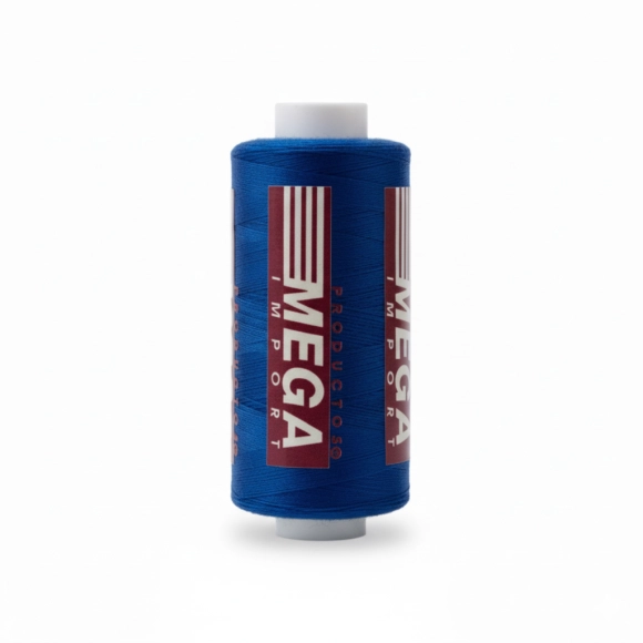 Hilo Mega Import 500 Yardas Azul Rey