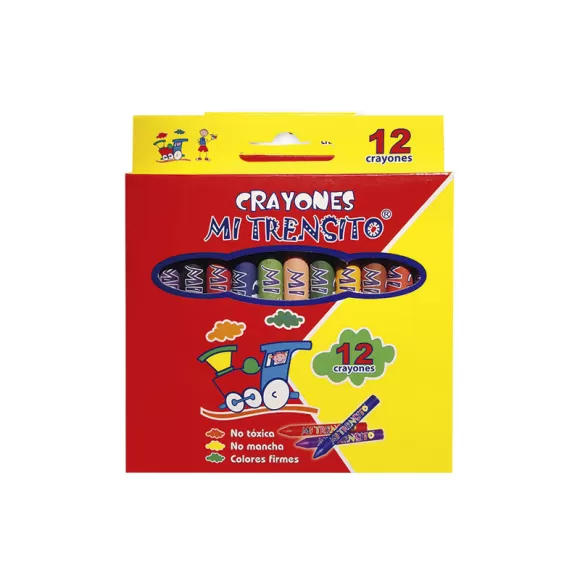 Crayón Mi Trensito 12 Und