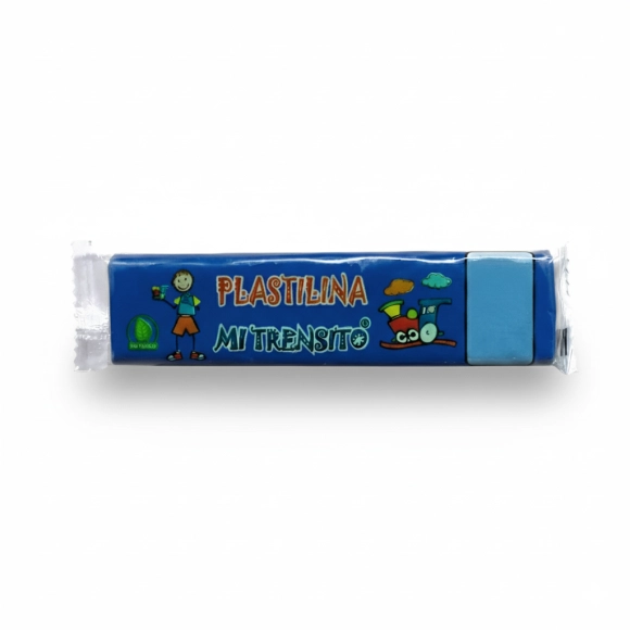 Plastilina Mi Trensito Barra 55gr Azul