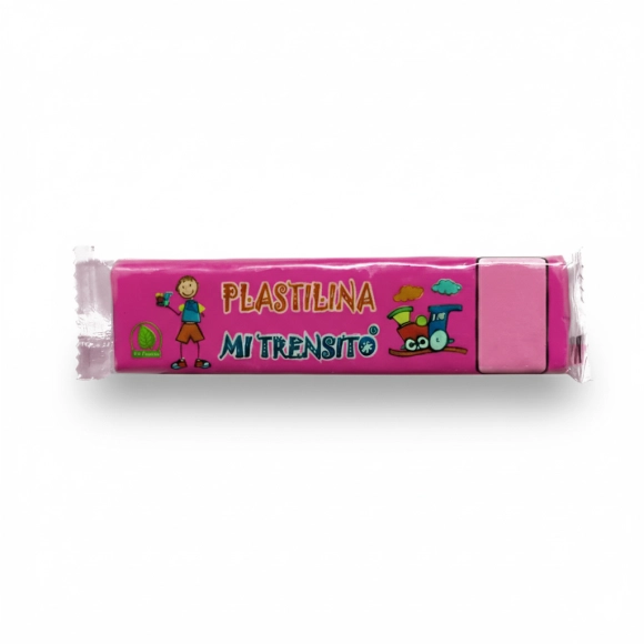Plastilina Mi Trensito Barra 55gr Fucsia
