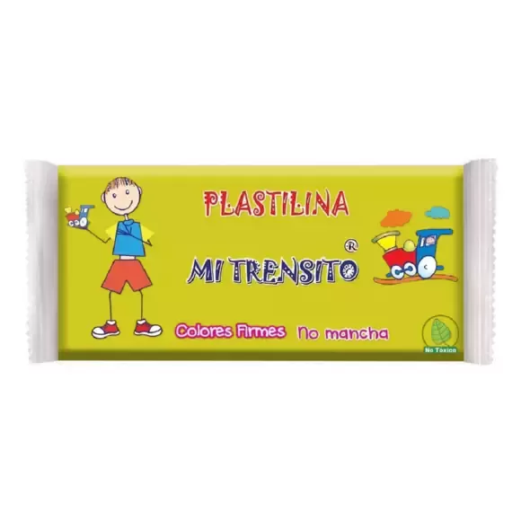 Plastilina Mi Trensito En Barra 250gr Amarilla