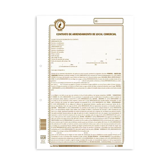Contrato Arriendo Local Comercial Minerva