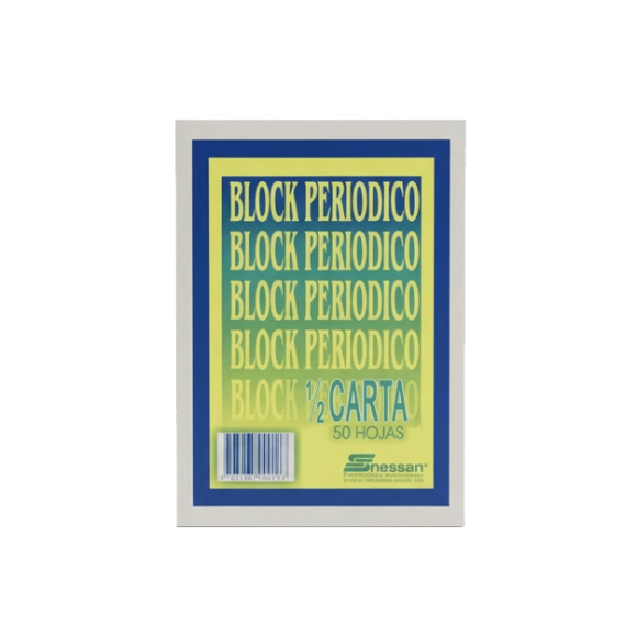 Block Periódico 1/2 Carta