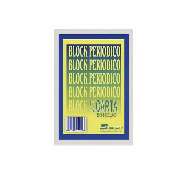 Block Periódico Nessan 1/2 Carta