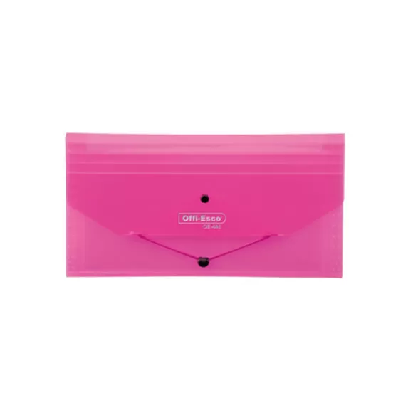 Archivador 13 Bolsillos Offi Esco Oe-446 Cheque Rosado