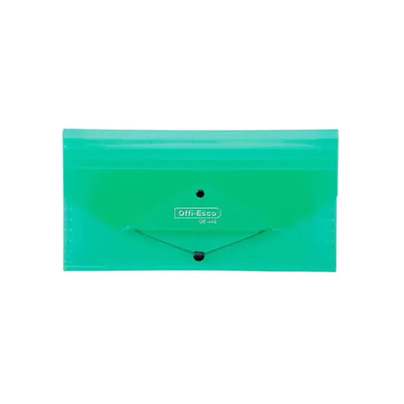 Archivador 13 Bolsillos Offi Esco Oe-446 Cheque Verde