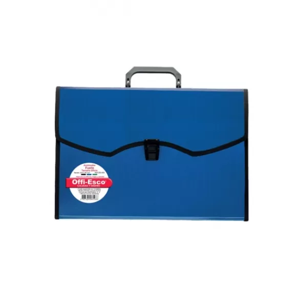Archivador 13 Bolsillos Offi Esco Oe-450 Carta Azul